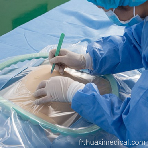 Ensemble de césarienne chirurgicale stérile jetable pour césarienne